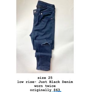 Low rise denim